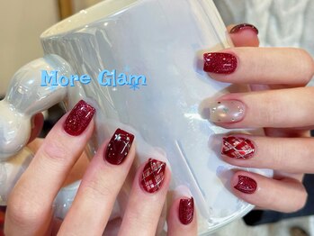 モアグラム 池袋東口店(More Glam)/チェックネイル