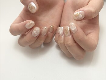 プラス サード(Plus 3rd)/ブライダルネイル　by marina.a