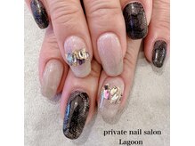 プライベートネイルサロン ラグーン(private nailsalon Lagoon)の雰囲気（【トレンドデザイン】レースネイル×マグネットカラー♪）