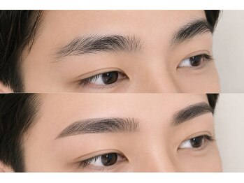ミーアアイサロン(miia eye salon)の写真/メンズもレディースも清潔感あふれる目元を演出！アイブロウワックス、レディース&メンズ