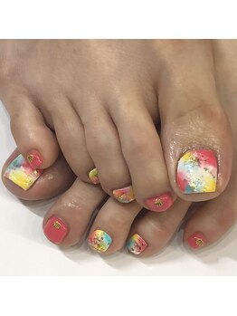 ルフリーク(Le Freak)/春フットネイル