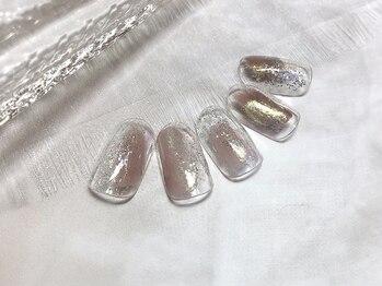 ネオリーブドレスネイルアンドアイラッシュ(Neolive dress nail&eyelash)/*クリアニュアンスネイル￥5500*