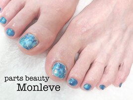 フットネイル　アート２本