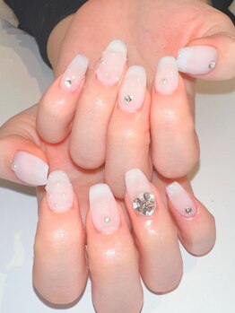 アトリエ ペーニクルス(Atelier Peniculus.)/杏仁ネイル　ワンカラー