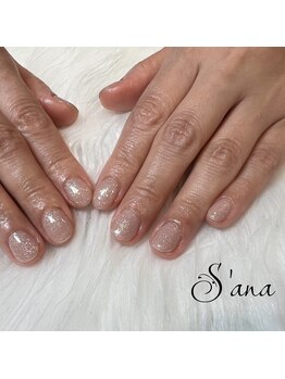 サナ 久が原 千鳥町(S’ana)/ラメワンカラーネイル¥6600