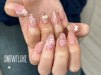 スノーフレーク(Snowflake)/定額デザインコース¥8000