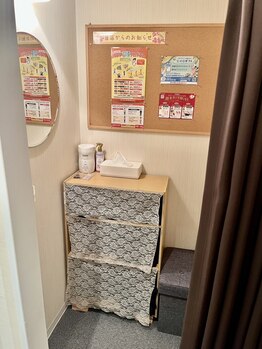カラダファクトリー 北千住駅前店/北千住駅前店の更衣室です♪