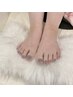 【フット】ワンカラー/マグネット/フラッシュネイル★オフ無料★￥6980→6580