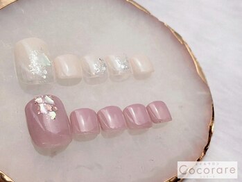 ココラーレ(cocorare)の写真/足元から輝く季節へ！定額フットネイル7000円～☆足裏角質ケアも+3000円でつるつるに！