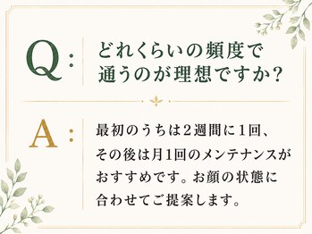 グレースフィオーレ 南越谷店(gracefiore)/よくあるご質問｜越谷小顔サロン