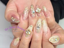 アン ジョーヌドラゴ/【自爪ネイル】キラキラネイル