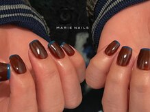 マリーネイルズ 表参道店(MARIE NAILS)/¥8,800 ラインフレンチ 0207b