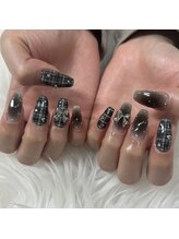 スターリー ラッシュ(Starry Lash)/Black nail