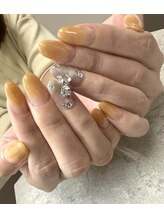 ネイルサロンファストネイルプラス 新宿店(FAST NAIL PLUS)/2025夏ネイル【ストーンネイル】