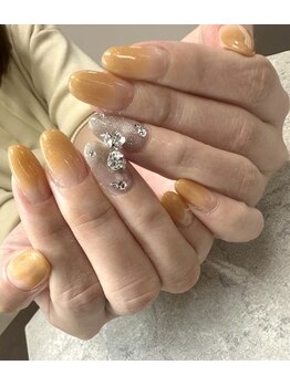 ネイルサロンファストネイルプラス 新宿店(FAST NAIL PLUS)/2025夏ネイル【ストーンネイル】