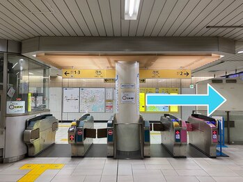 ビーキュート 渋谷北参道店(BE-CUTE)/【道案内】1.北参道駅 出口2