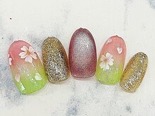 ティーエヌ 辻堂店/桜ネイル☆6600円