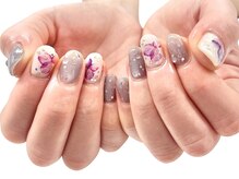 ディーネイル 京橋(D-nail)/三浦/紫陽花マグネットネイル