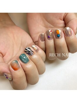 レッシュネイル サロンアンドスクール(RECH NAIL salon&school)/おしゃれニュアンス