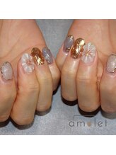 アミュレット 金剛店(amulet)/☆ぷっくりネイル☆