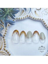 ピオニーネイル(peony nail)/上品ニュアンスネイル
