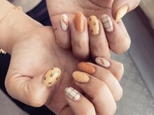 クレモアネイル 池袋西口店(CLEMORE NAIL)/イエロー手描きネイル