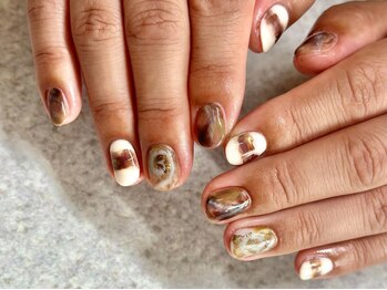 ターンネイルスタジオ 中央林間(TURN nail studio)の写真/中央林間/朝9時open◇垢抜けニュアンスネイル・絵画やモチーフデザインも理想に合わせ実現！自爪育成も◎