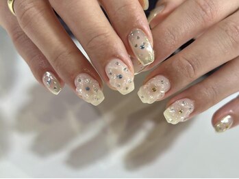 アイネイルズ 渋谷店(I nails)/【Sumika.t】ぷっくりハートホロ