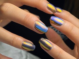 【個性】マグネットミラーネイル