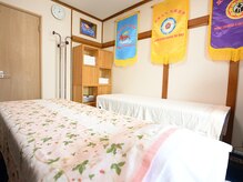 完全個室なので安心して施術が受けられます。ママさん大歓迎！