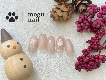 モグネイル(Mogunail)/クリスマスネイル/リボンネイル
