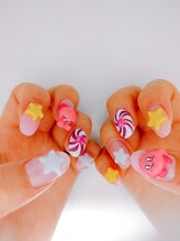 アモ ラブネイルズ(AMO Love nails)/キャラクター3Dオーダー可能！