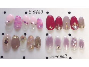 モアネイル(more nail)/9月定額デザイン￥6480