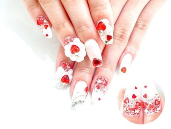 ネイルコレクション ピンク(Nail Collection Pink)/ジェル放題★ハート・リボン