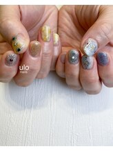ウロネイルズ(ulo nails)/シルバーのアート