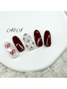 エーアンドエー 蕨店(A&A)/クリスマスキュートネイル