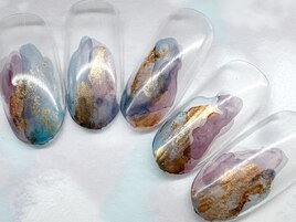 パープル インクネイル