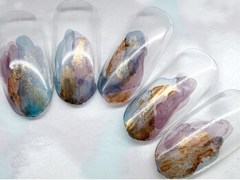 チェリーズネイル(Cherrys Nail)/パープル インクネイル