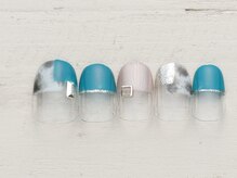 ノーネイル 蒲田(NO NAIL KAMATA)/べっ甲フレンチ　￥4990