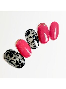 エトワール 大垣店(Etoile)/花柄ネイル