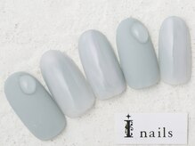 アイネイルズ 新宿店(I nails)/スモーキーブルー