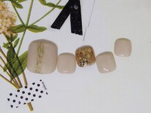 ネイルライフ(NailLife)/ミラーラインニュアンスフット