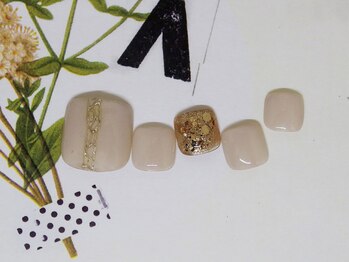 ネイルライフ(NailLife)/ミラーラインニュアンスフット