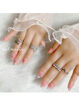 ナツネイルズ(na2nails)/チーク　マグネットフレンチ