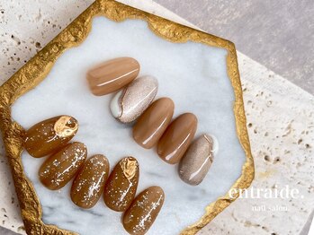 アントレッド(entraide)/シンプルネイル(2月monthly)