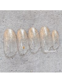 ラメグラデーションネイル