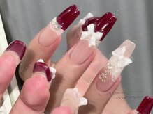 サンミーゴネイル 神戸店(Sunmego Nail)/リボン×レースネイル