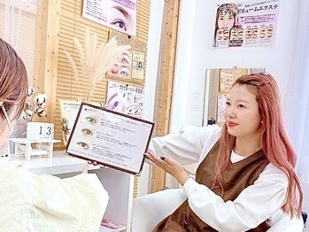 ミニョンアイラッシュデザインサロン くずは店/丁寧なカウンセリング＆ご提案