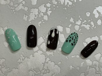 コエル(coel)/チョコミントネイル