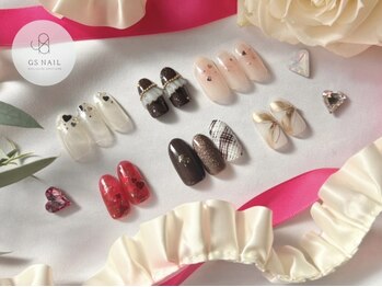 ジーエスネイル(GS NAIL)の写真/大人女性必見!!高いデザイン力・モチの良さ・技術力が自慢の実力店☆【写真:シーズンデザイン¥9350】
